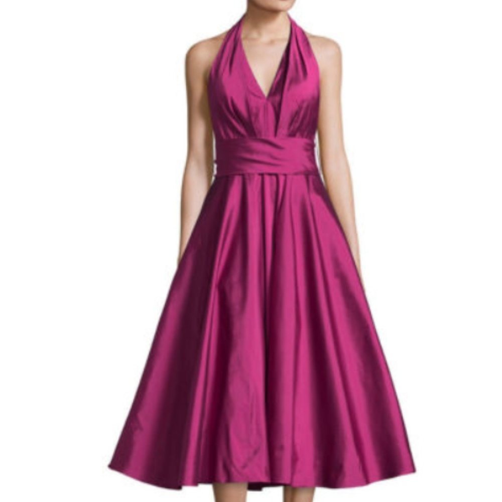 Carmen Marc Valvo Infusion Halterl NWT Dress